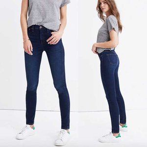 Madewell 10” High-Rise Skinny Jeans in Hayes Wash 25
